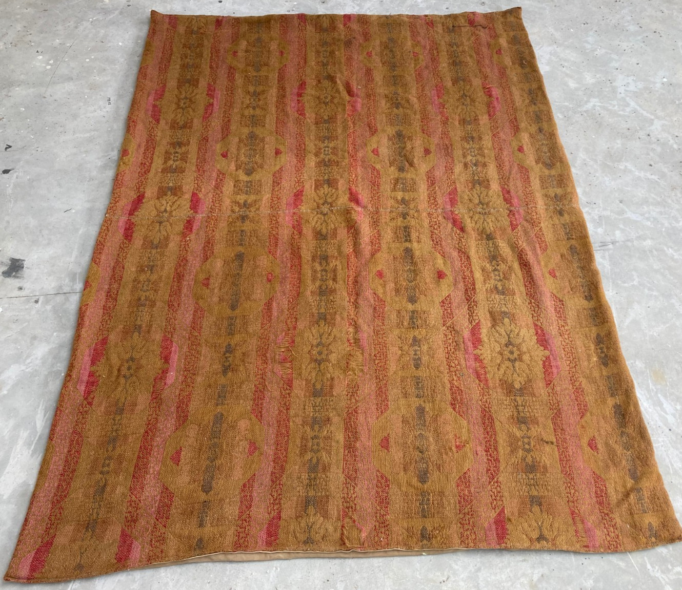 Vintage Traditional Handmade Moroccan Tuareg Flatweave Wool Kilim Rug 172×125 cm