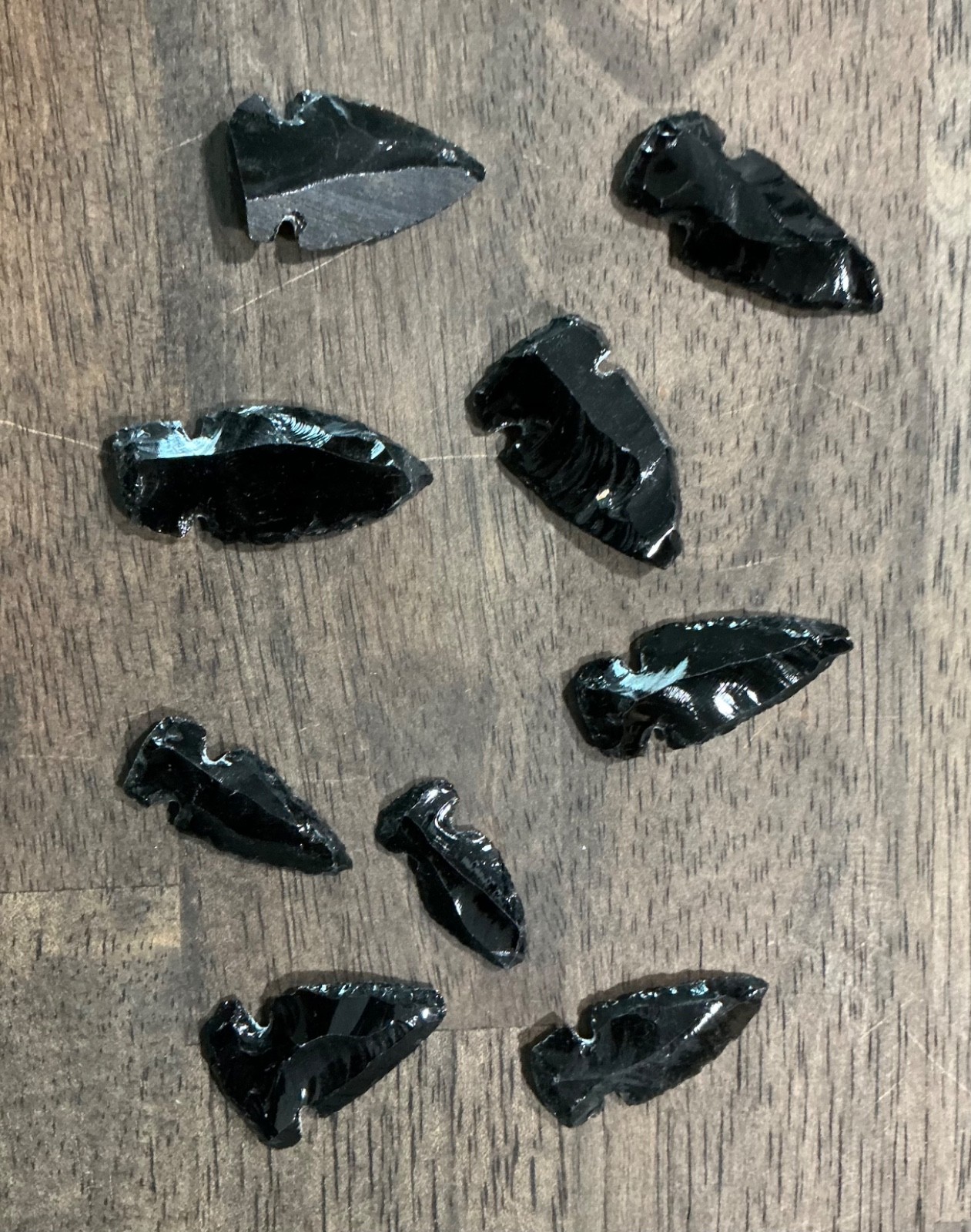 PreColumbian Obsidian Weapon Points, Colima Culture