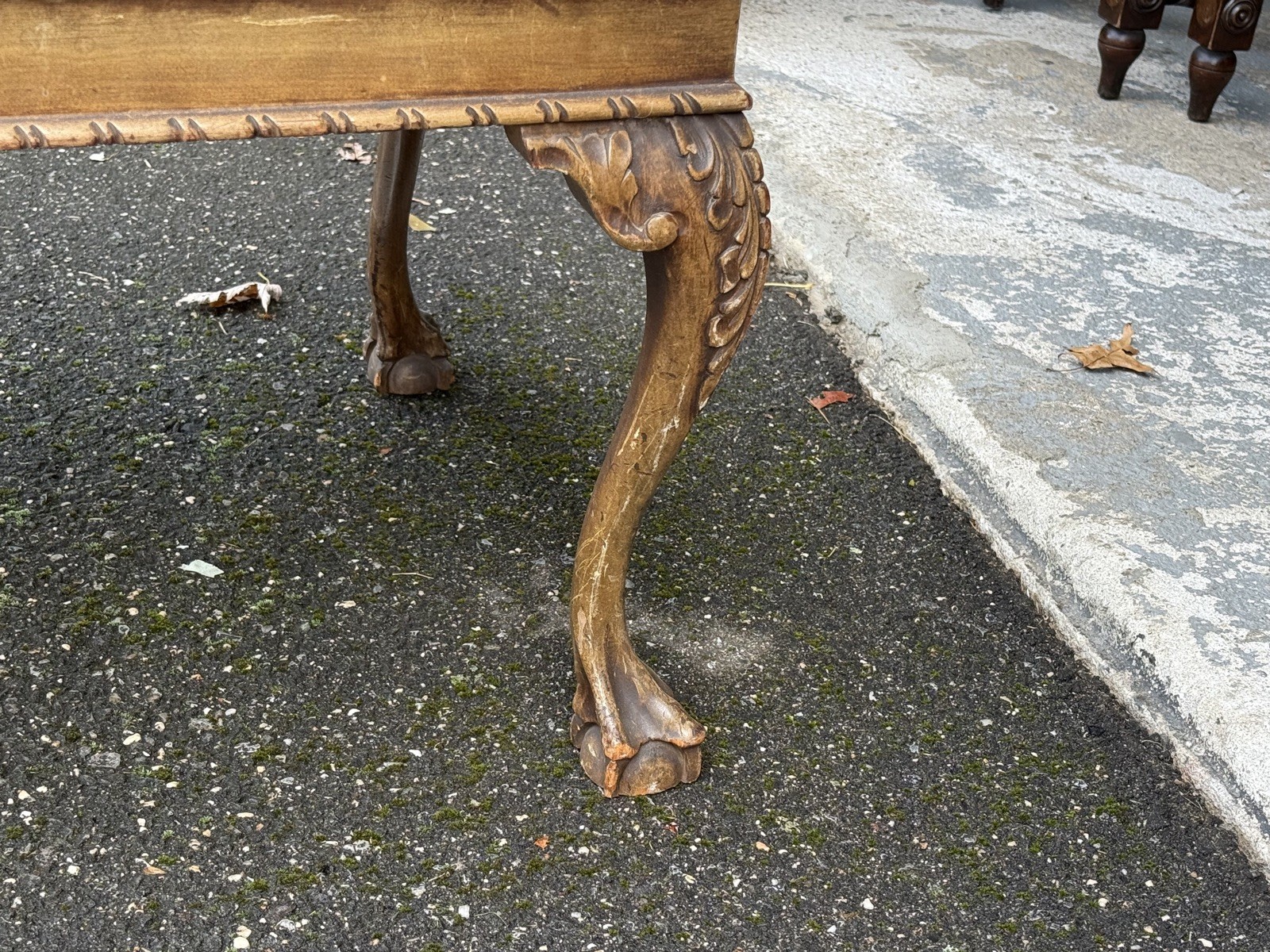 Chippendale Revival Coffee Table – Circa 1930