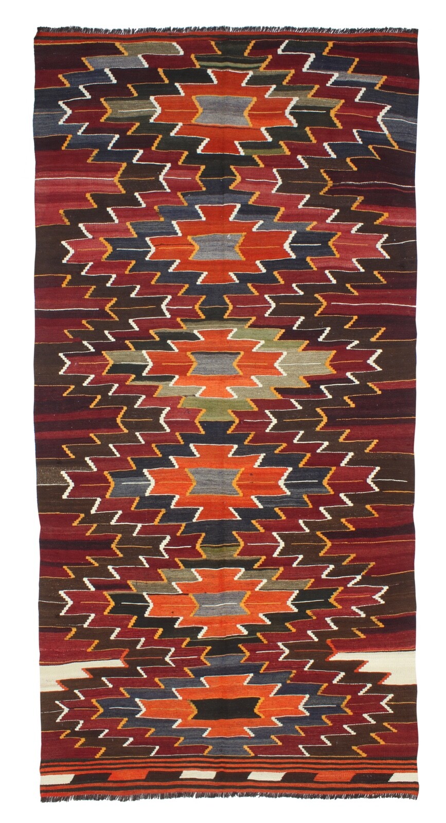 Mut Kilim Rug, 4.9×9.9 ft, Ethnic Kilim Rug, Handwoven Rug, Tribal Kilim Rug