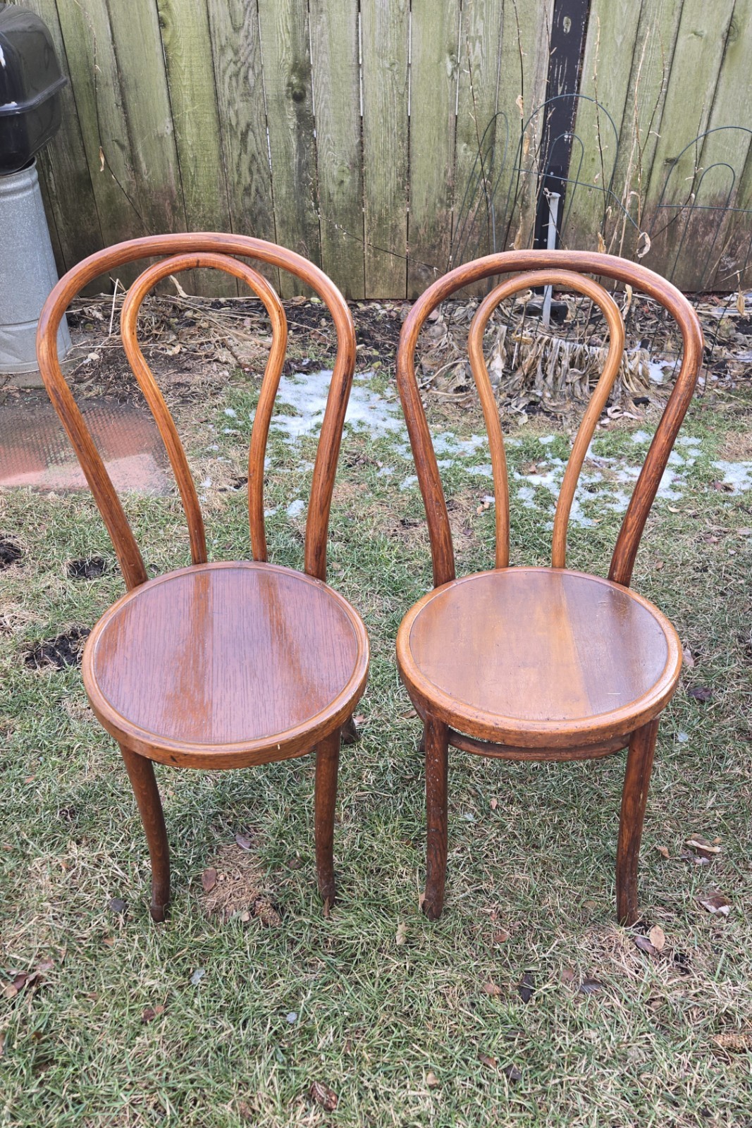Antique 1900s Mundus J. & J Kohn Bentwood Thonet Bistro Cafe Chair Wood 35″ 16″d