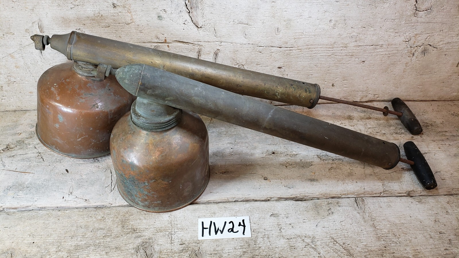 Vtg Garden Sprayer Continuous D.B. Smith Utica NY Copper & Brass Blizzard Lot 2
