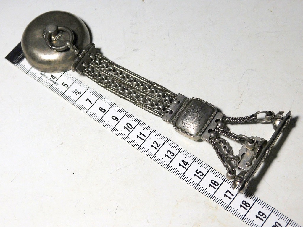 Meiji period Tobacco-pouch Chain Kanagu Edo original netsuke inro antique