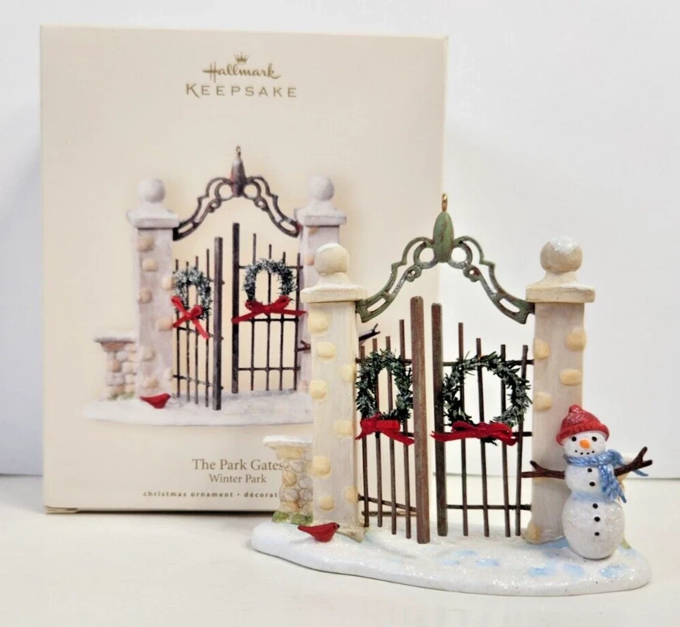 HALLMARK KEEPSAKE WINTER PARK THE PARK GATES 2007 AM A-514-111