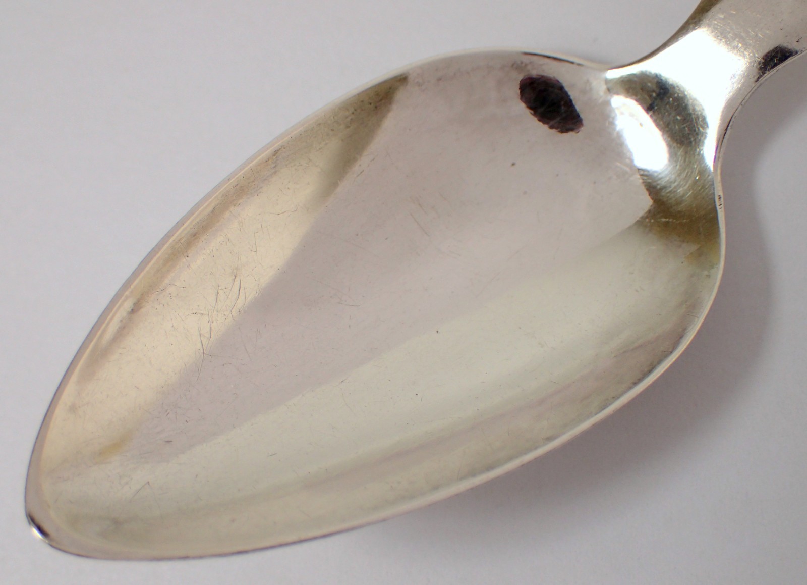 ESTATE Antique Signed American 18.9g Coin Silver Teaspoon 6 1/8″ Spoon Hulbert