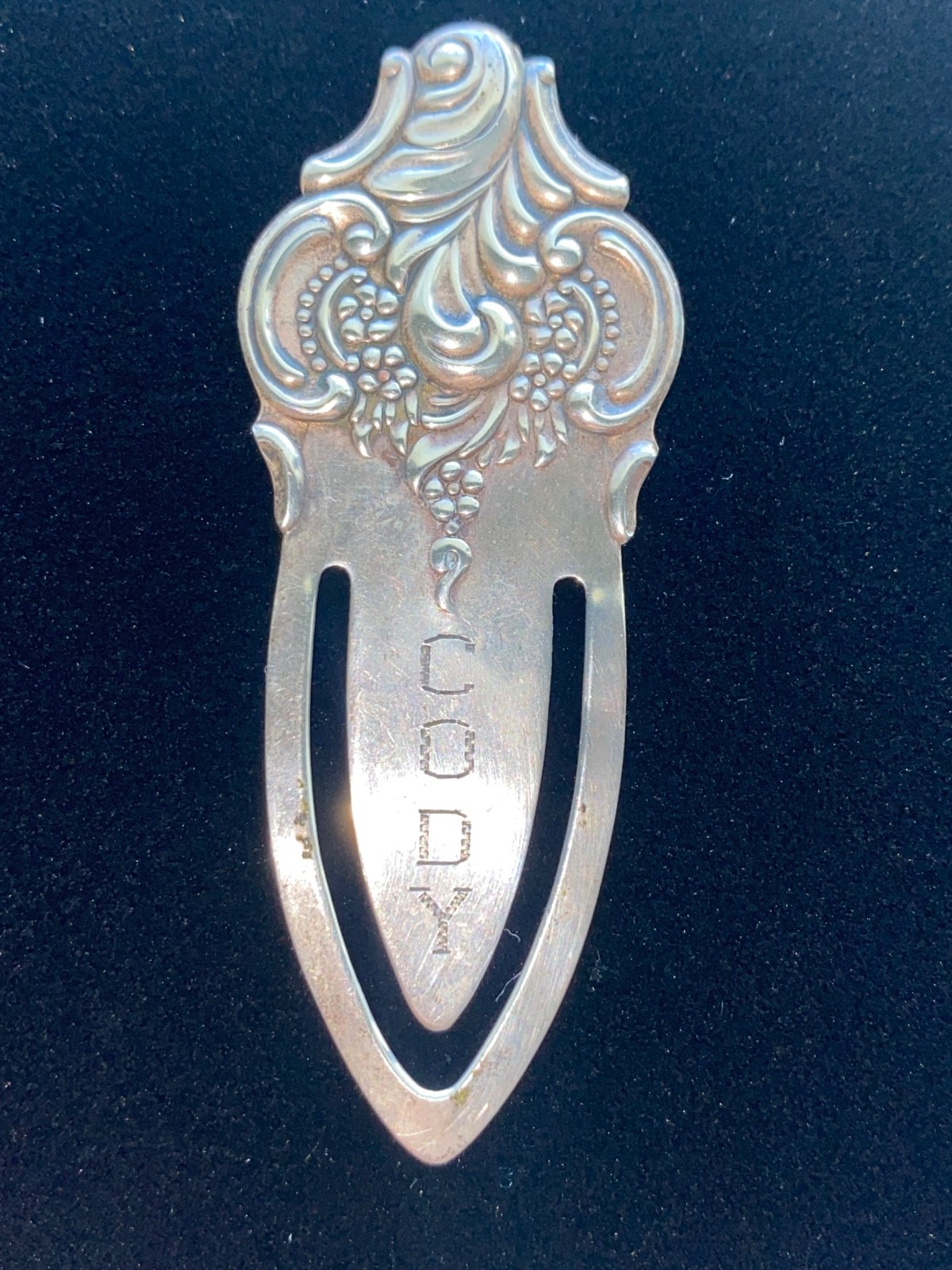 Vintage Wallace Sterling Silver Bookmark 4g – 2.5” long