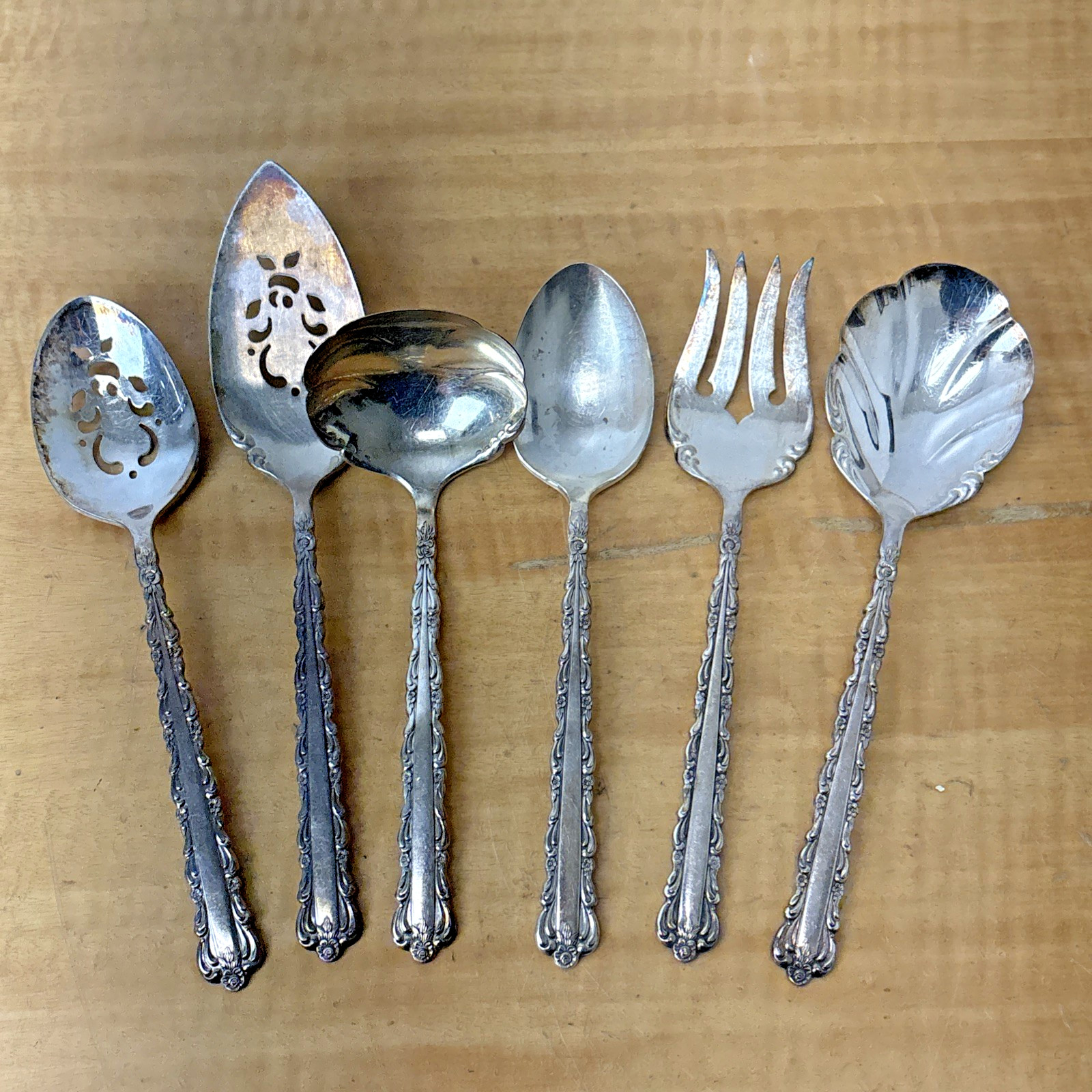 Rogers Oneida Bellfontaine 1973 Serving Utensils Set of 6