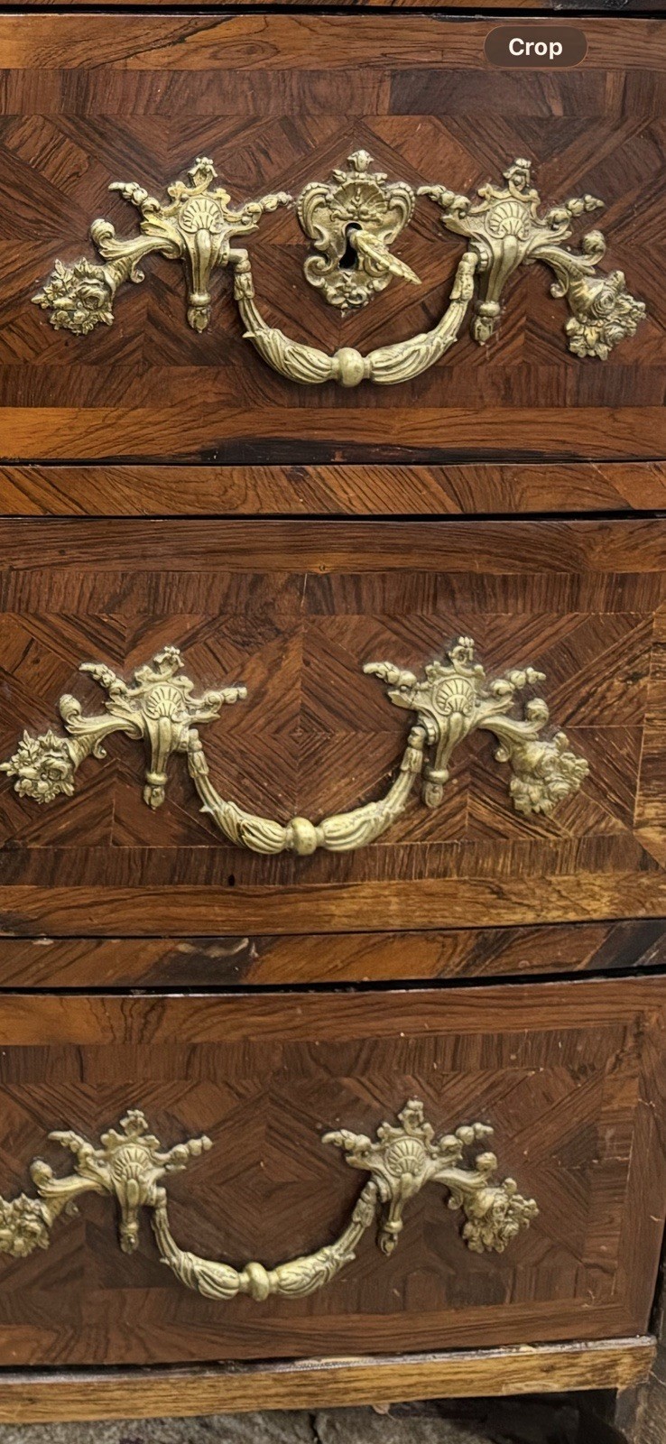 A Superb 18th Century Ormolu Mounted & Brass Inlaid Kingwood & Parquetry Commode