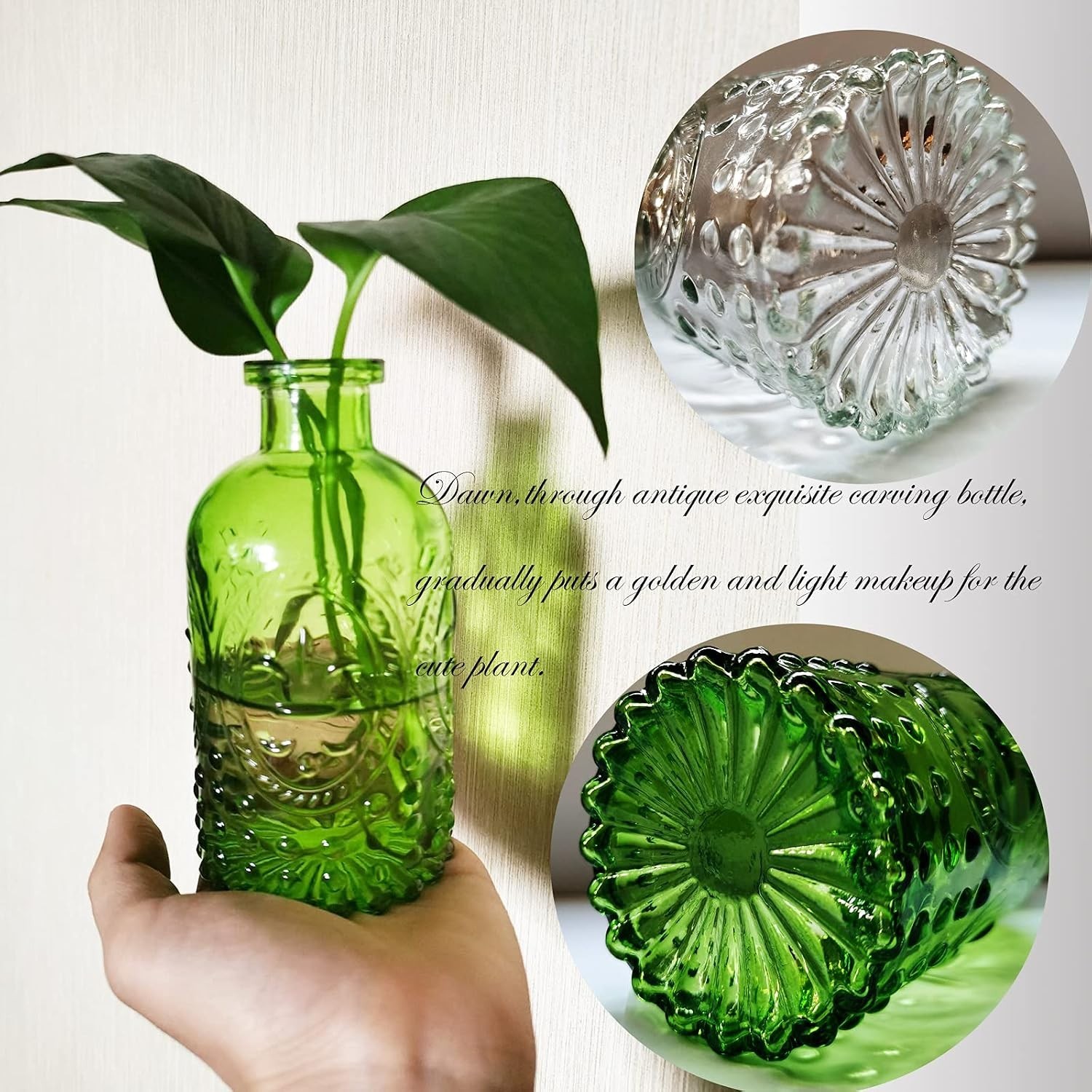 Handcrafted Vintage Glass Apothecary Jars – Ideal for Home or Wedding Decor