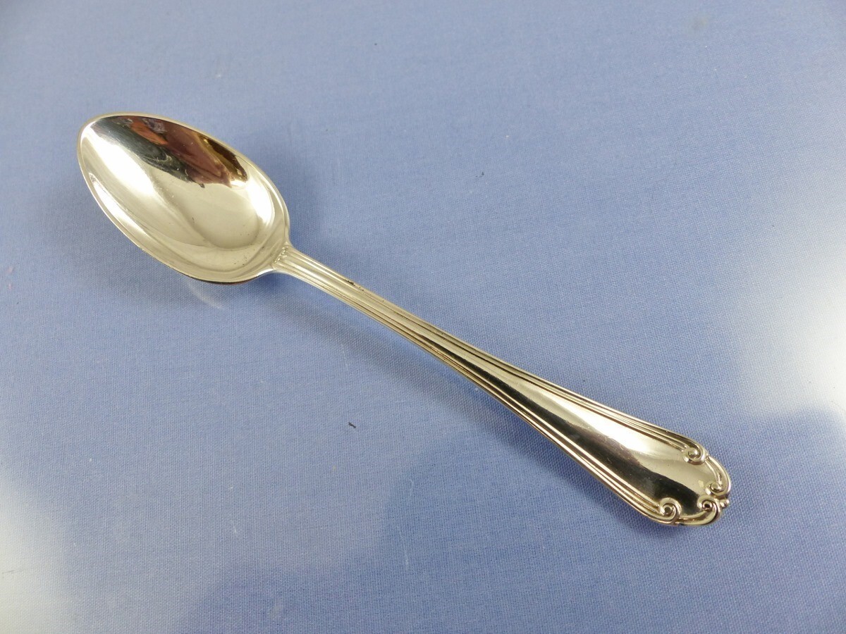 unknown SCROLL TOP DEMITASSE SPOON WINGFIELD BRAND BY THOMAS TURNER & CO