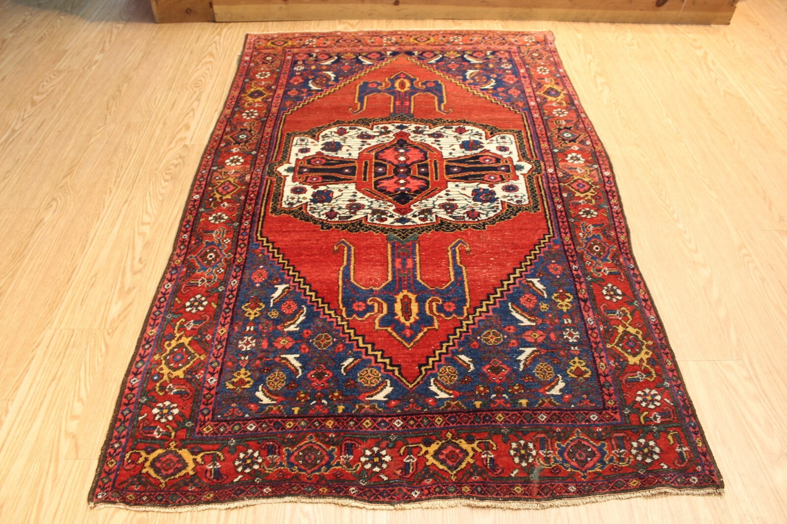 ANTIQUE BIDJAR Pre 1900, Late 19th Century Handmade Authentic Bidjar 5×7 ft.