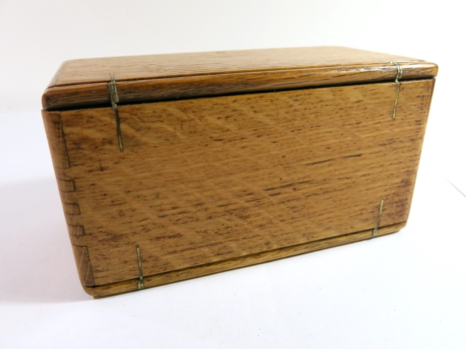 Antique Solid Oak Refinished 1889 Accessory Puzzle Box—Singer Sewing Machine
