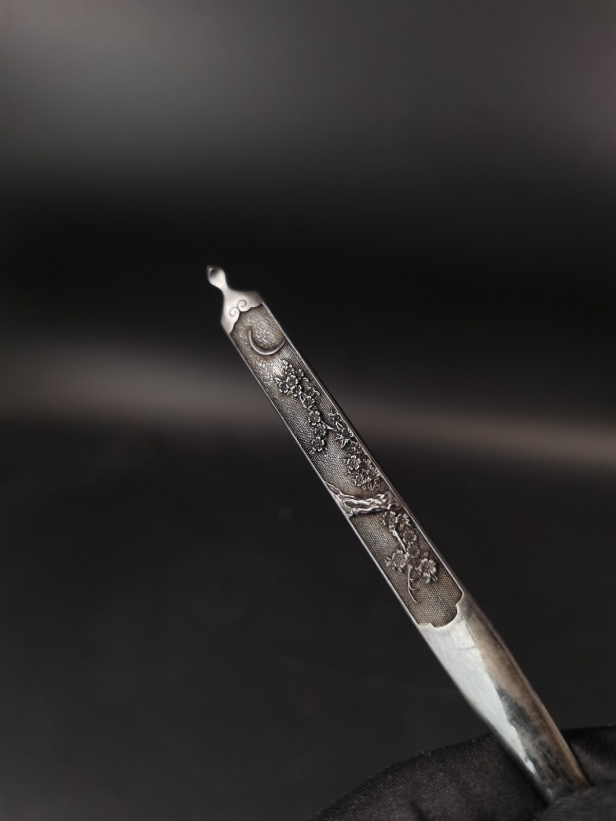 Japanese Type Mon and Cherry Blossoms Kogai for Wakzaishi and Tanto, Y160