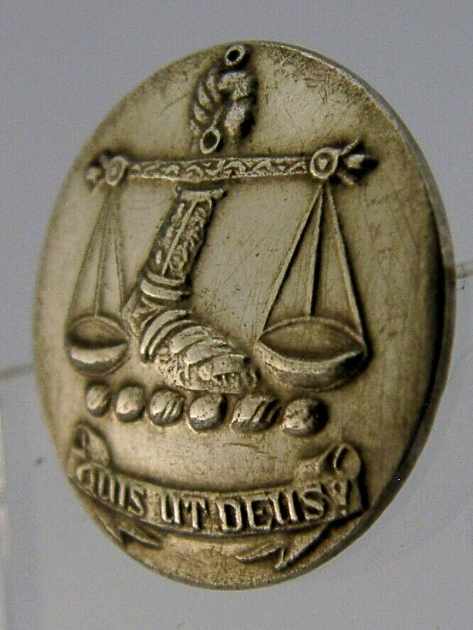 FIVE CRESTED SOLID SILVER MICHAELHOUSE SCHOOL BUTTONS c1900 ANTIQUE