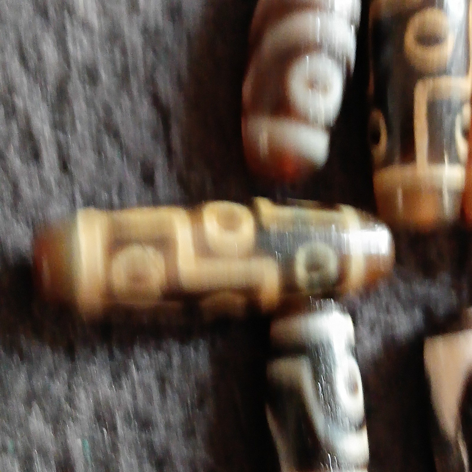 Tibetan Agate Pre 1800s Dzi Bead Lot
