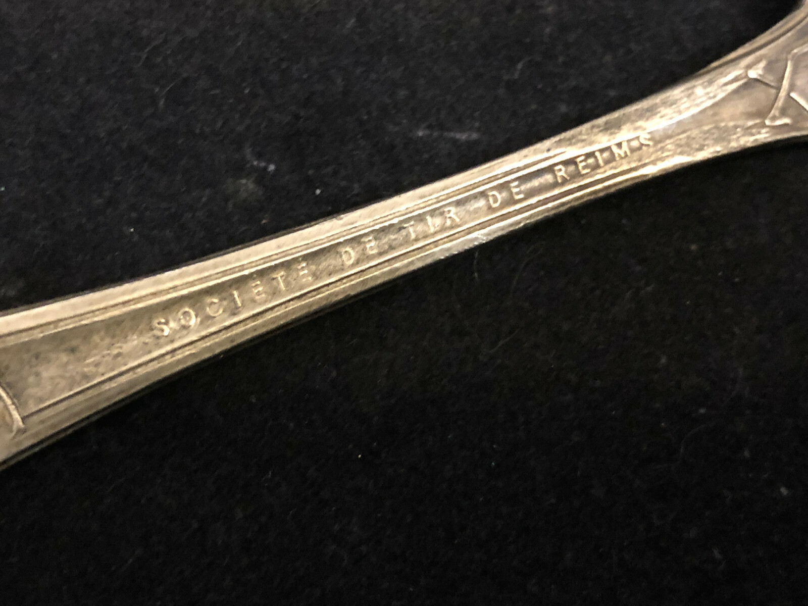 Reims Shooting Society Coat Of Arms Spoon Presentation Model