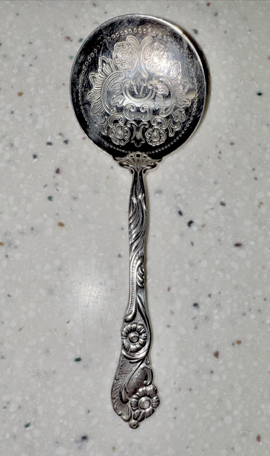 VINTAGE JOHAN SWEDEN 4 1/2 EXTRA PR.NS.ALP SILVER PLATE SPOON