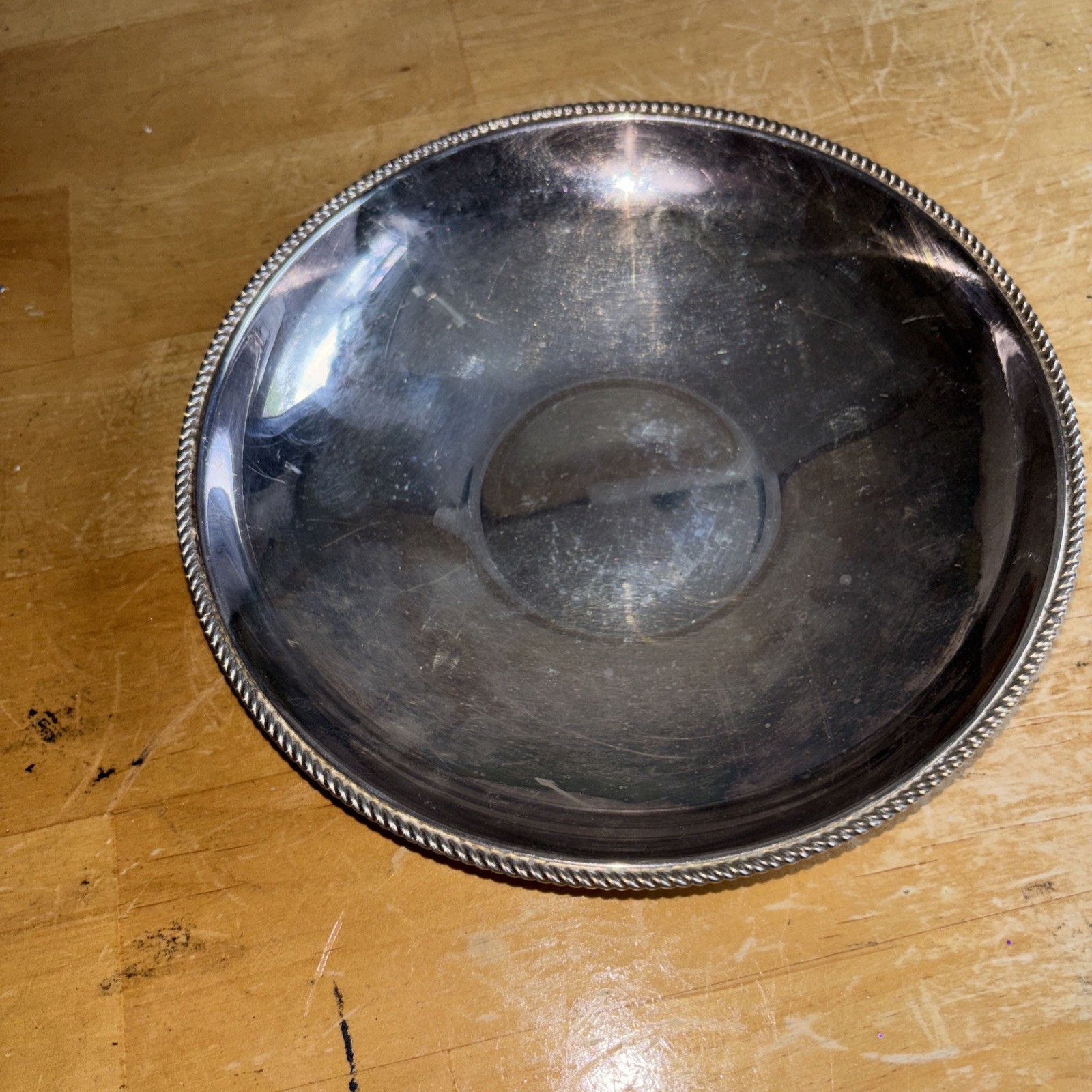 Vintage WMF Silver Plated Shallow Bowl – 20cm Diameter