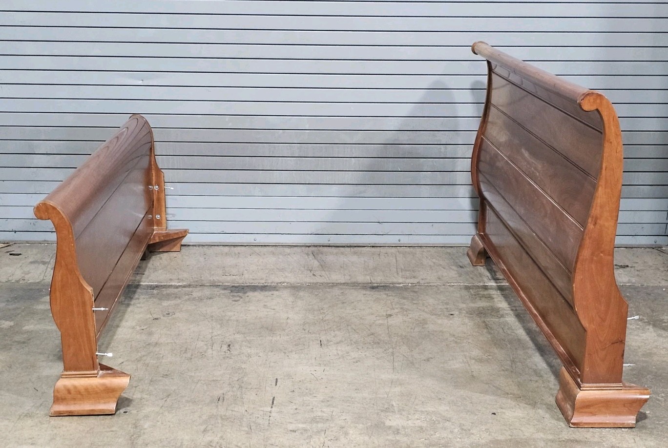 Stickley Solid Cherry King Size Sleigh Bed Frame made in the USA