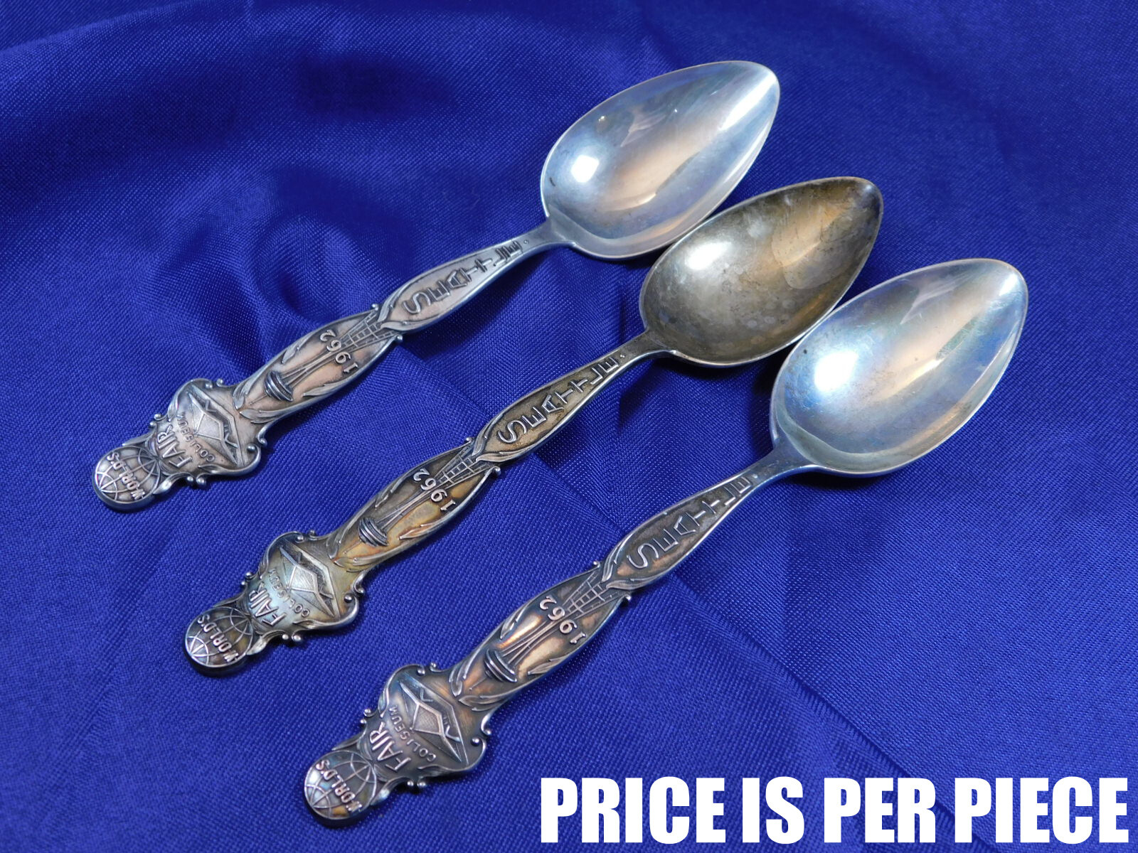 JOSEPH MAYER & BROS. SEATTLE WORLD’S FAIR STERLING SILVER SOUVENIR COFFEE SPOON