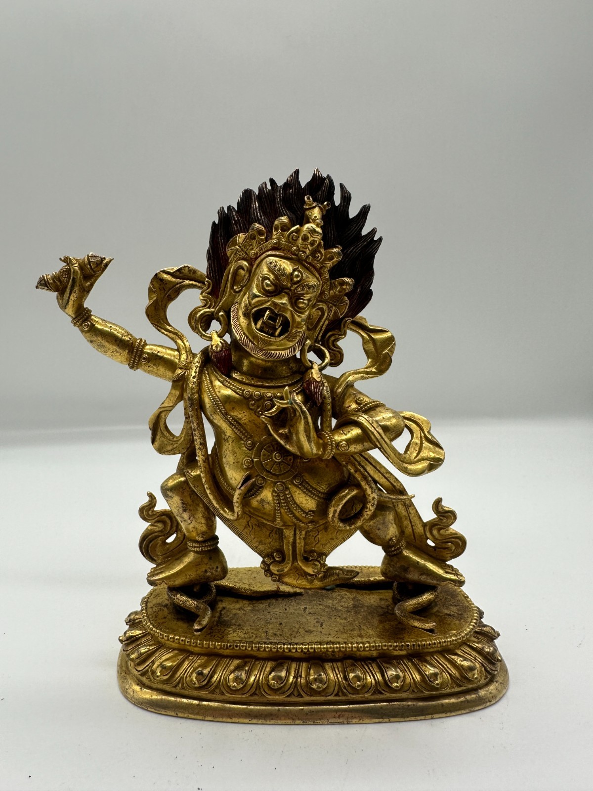 17th Century A Gilt-bronze Figure of Buddha