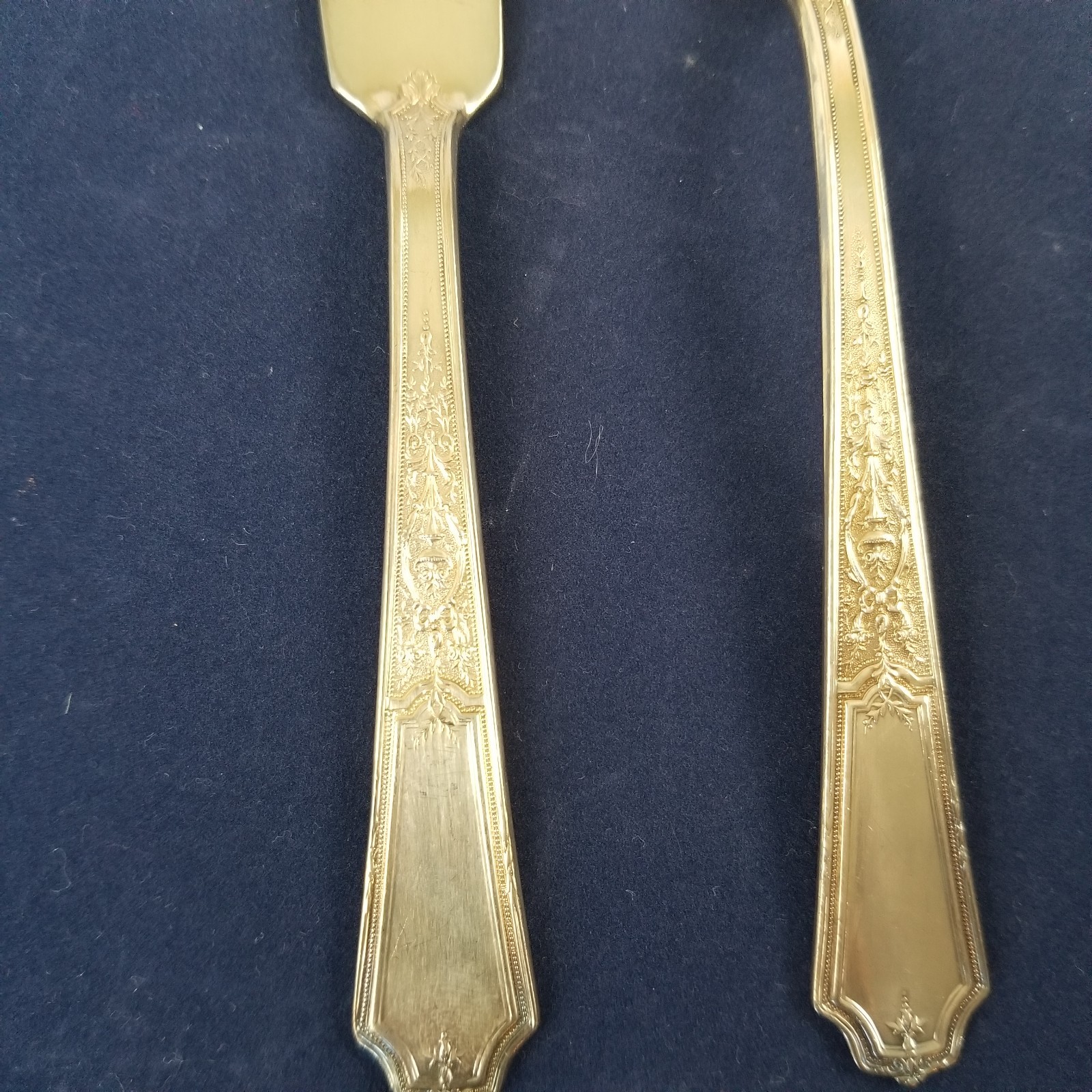 VTG Butter Knife and Sugar Spoon set 1847 Rogers Bros Ancestral