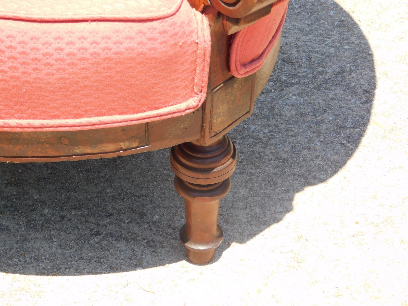 Parlor Set~~Walnut Victorian~~2 Piece