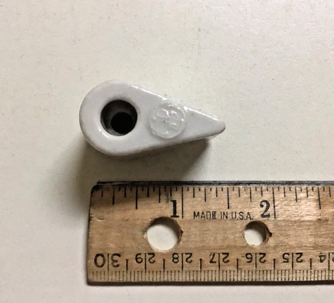 NOS Early Antique Switch General Electric Porcelain Knob Electrical Device Parts