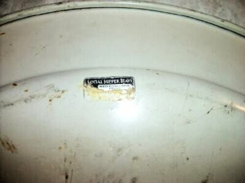 Cottagecore Metal Stencil Serving Tray Tole Retro Social Supper Tray Pink Gold
