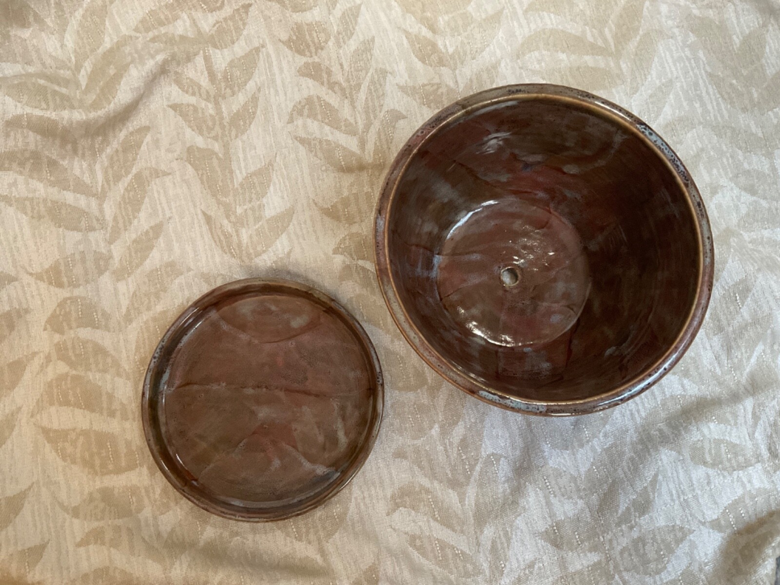 Handmade Ceramic Planter with Drainage Hole