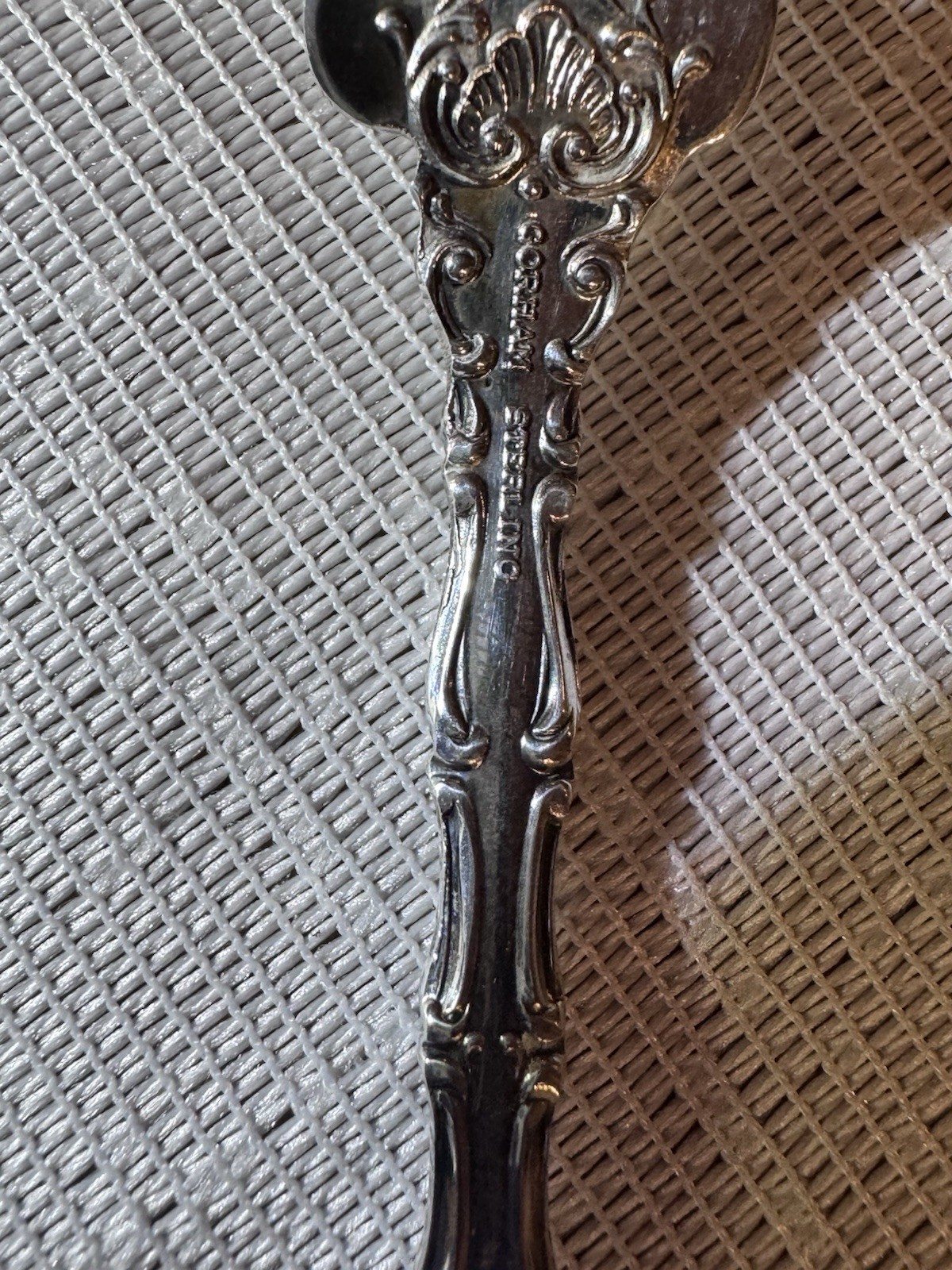 Gorham Strasbourg .925 Sterling Silver 2-Tine Pickle Fork – NO Monogram
