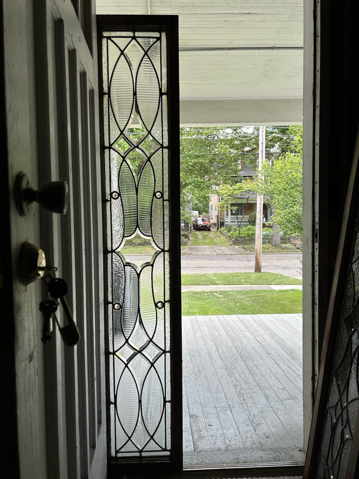 Beveled Glass Side Lite Windows