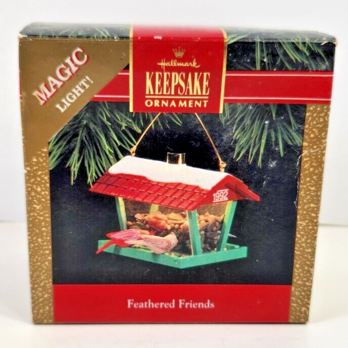 HALLMARK KEEPSAKE FEATHERED FRIENDS MAGIC LIGHT 1992 QLX709-1