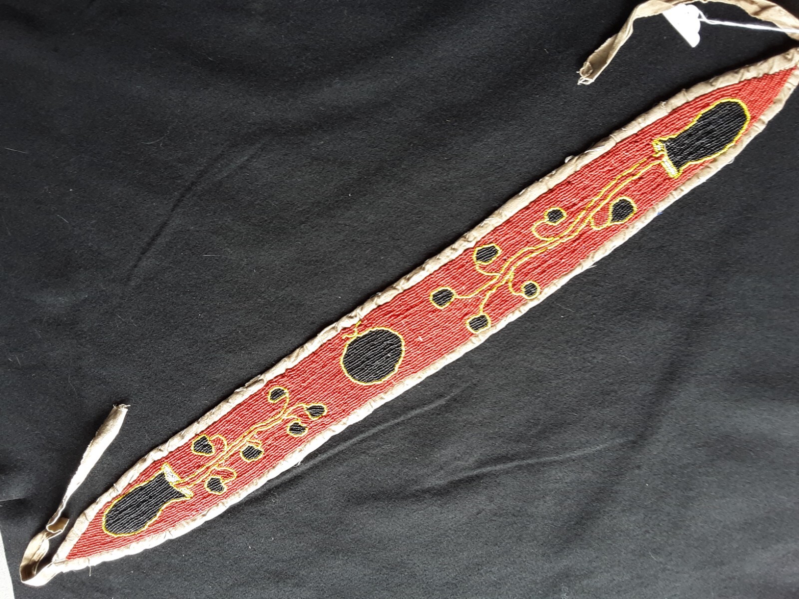 NATIVE MADE, BEADED SASH, BELT, GUITAR STRAP, WALL HANGING , OTT-0525-08877