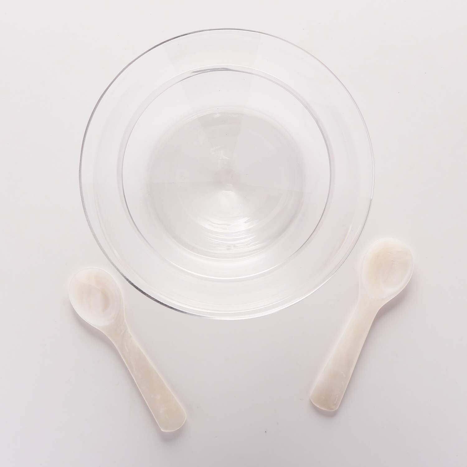 Chic 3-Piece Caviar Chiller Set with Mother of Pearl Spoons – Dishwasher Safe