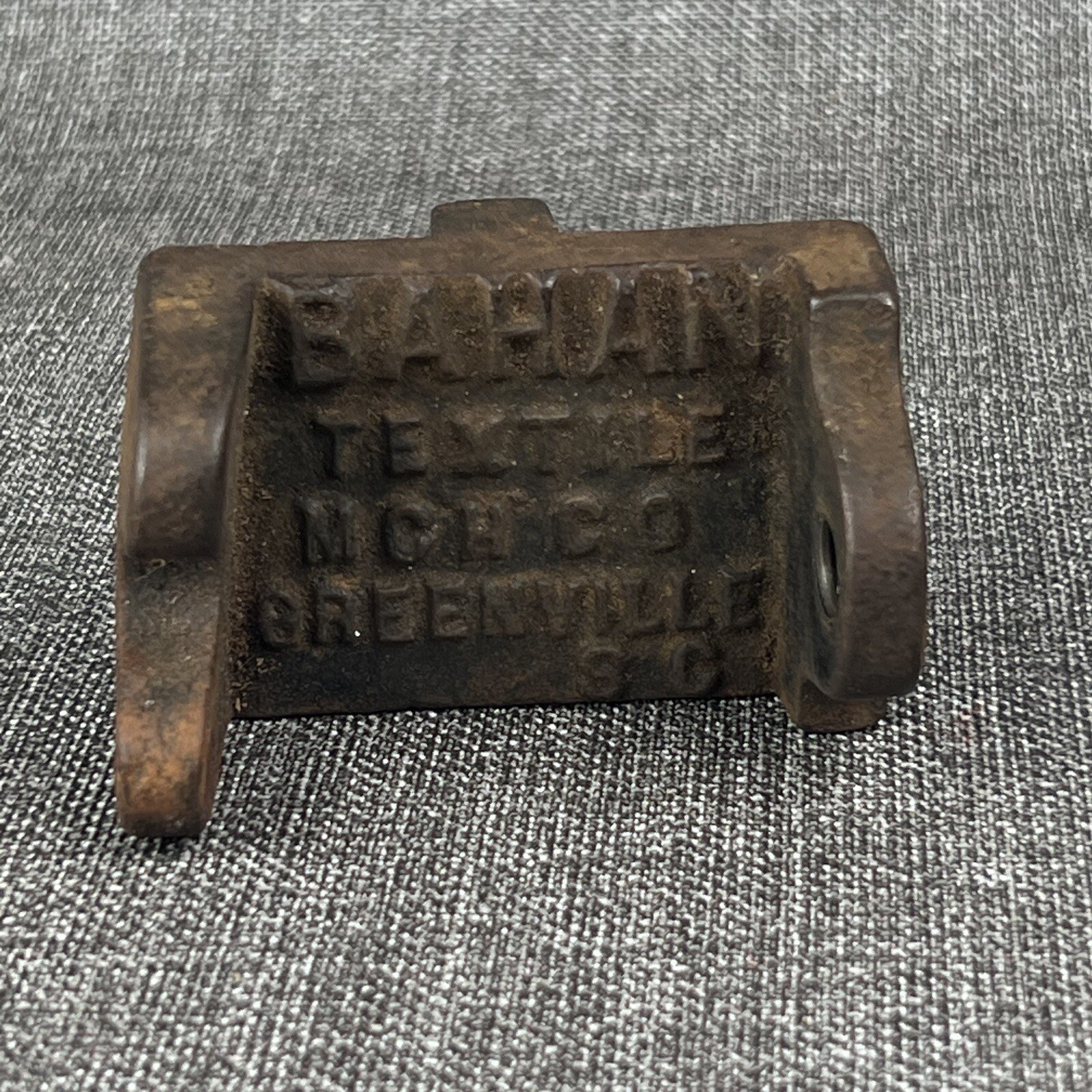 Antique Part – Bahab Textile Machine Co Greenville SC Part (Collectible)