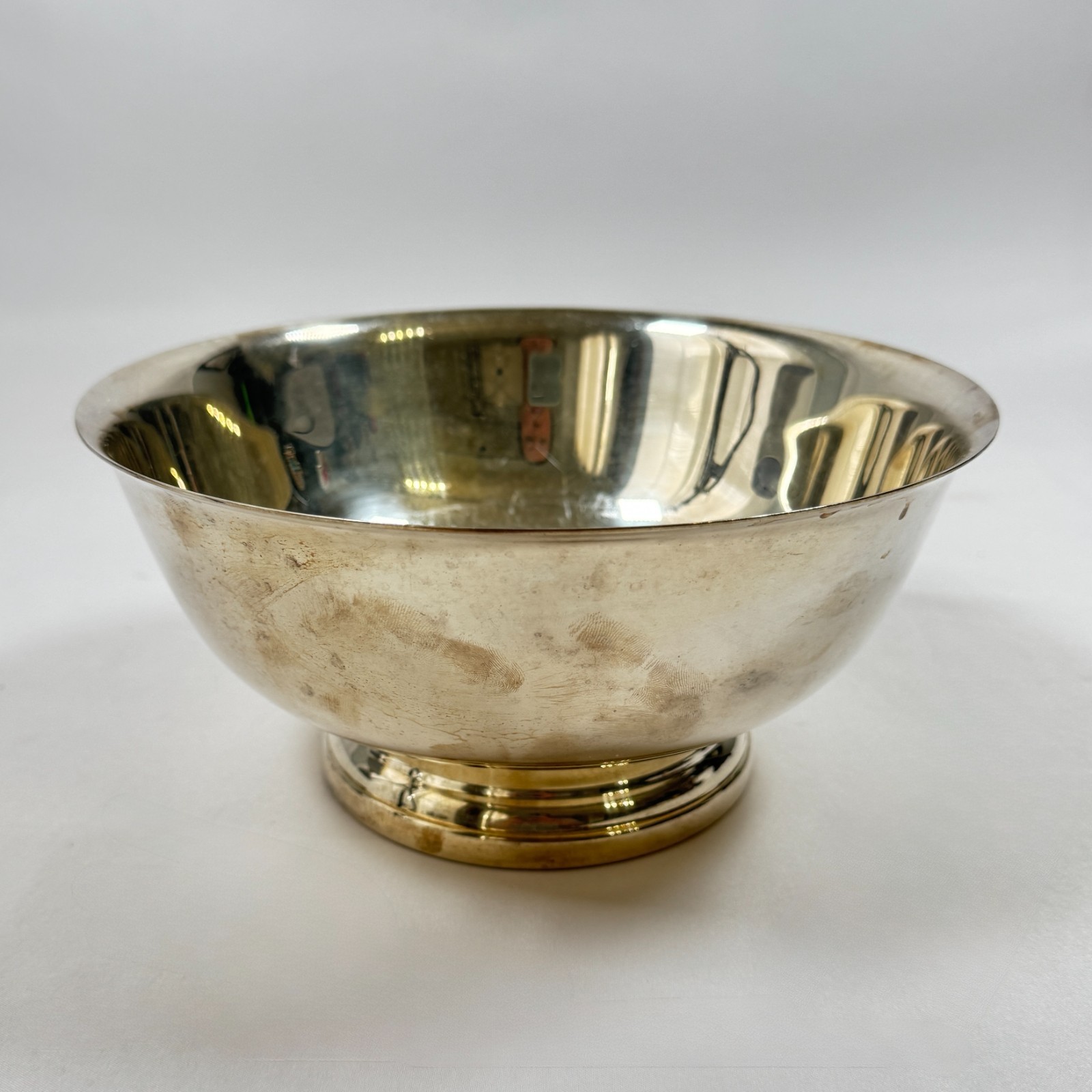 Gorham Silver Plated Footed Serving Bowl YC781 – 9″ x 4.25″