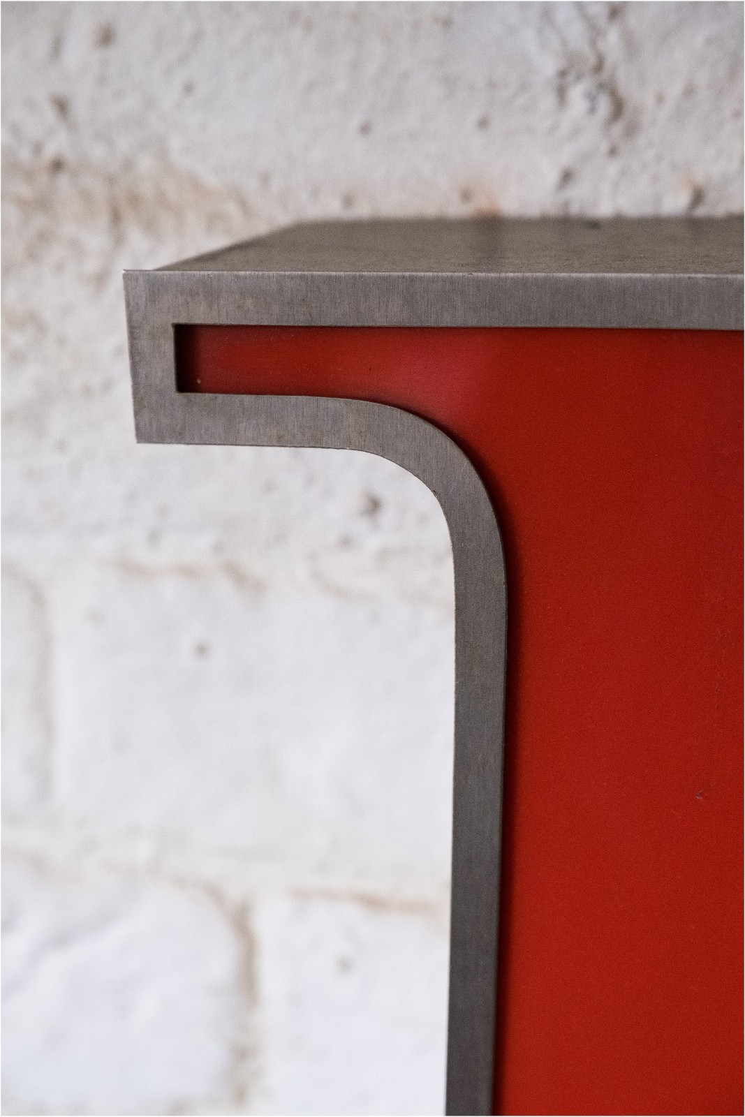 Vintage Metal & Red Perspex Number ’1’ (980)