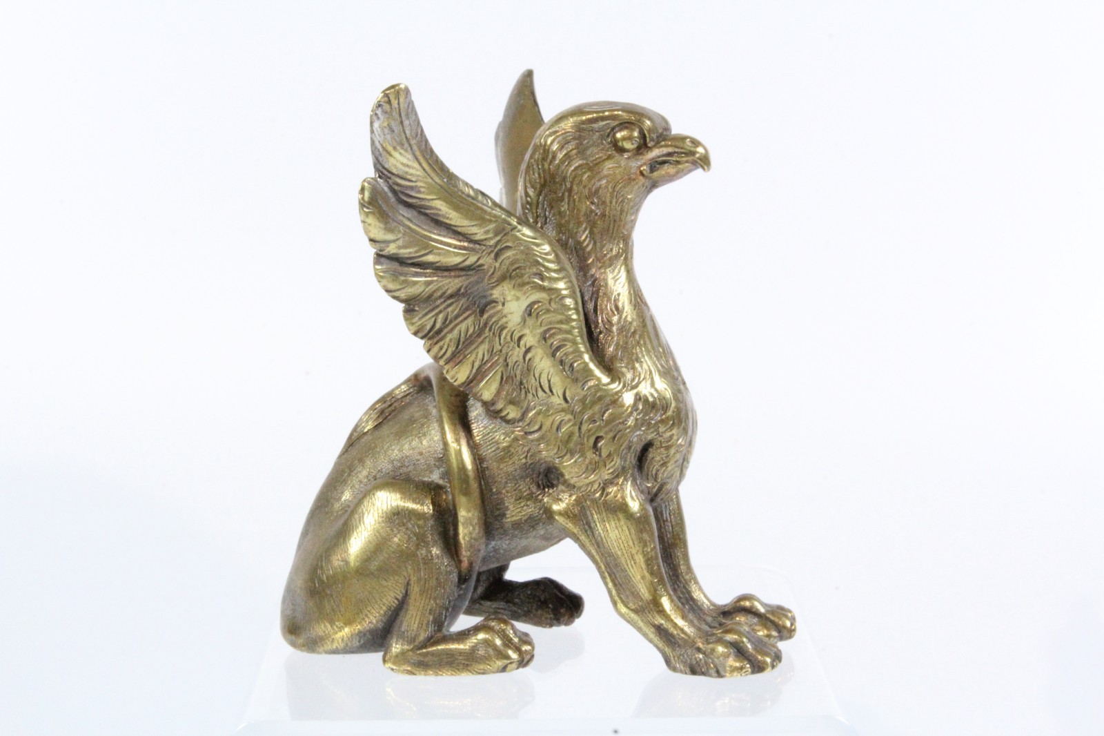 Victorian Gilt Bronze Heraldic Griffin / Gryphon c.1850