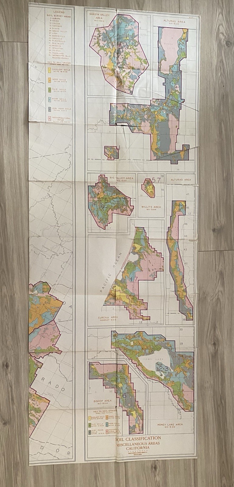 ESTATE Find COLORED Soil CLASSIFICATION Map SACRAMENTO Valley CA