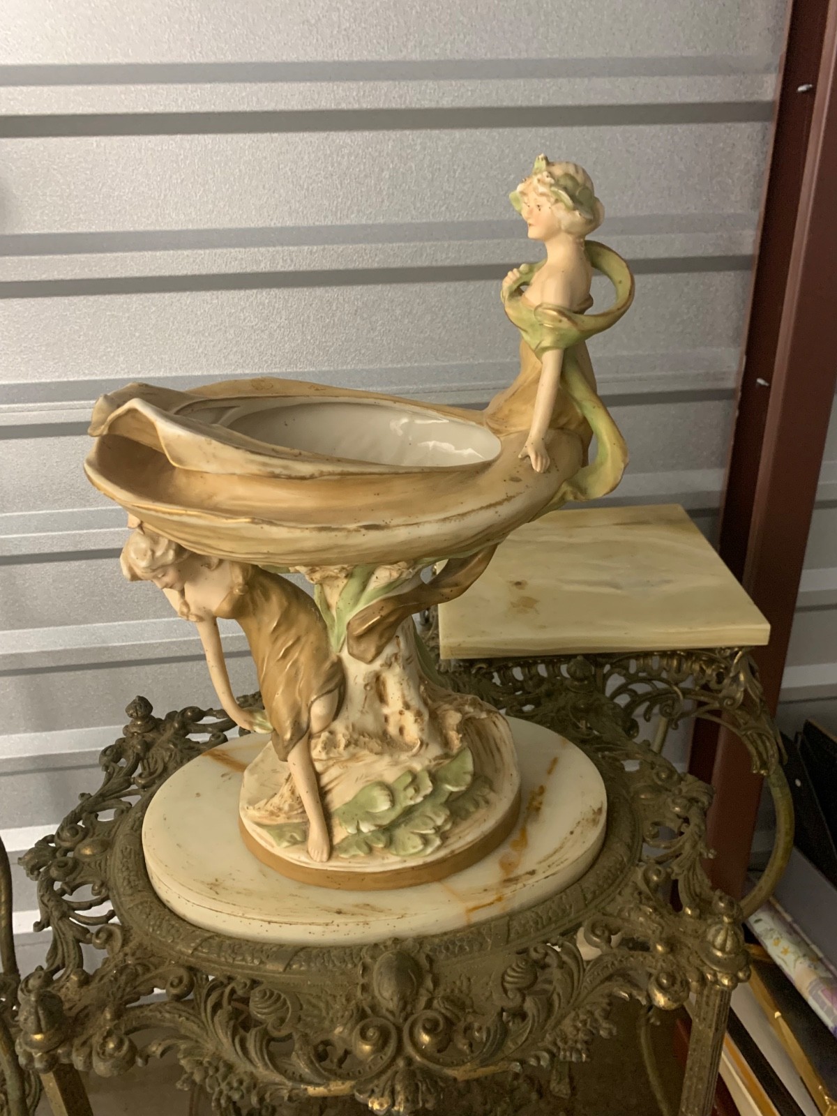 Antique Beautiful Royal Dux Signed Figurine Highly Collectible Piece