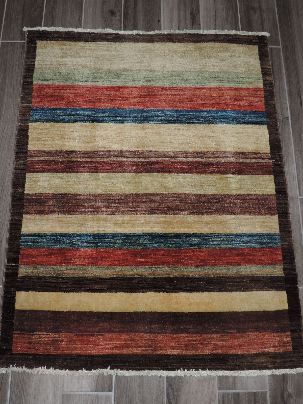 4x3ft. Modcar Chobi Wool Rug