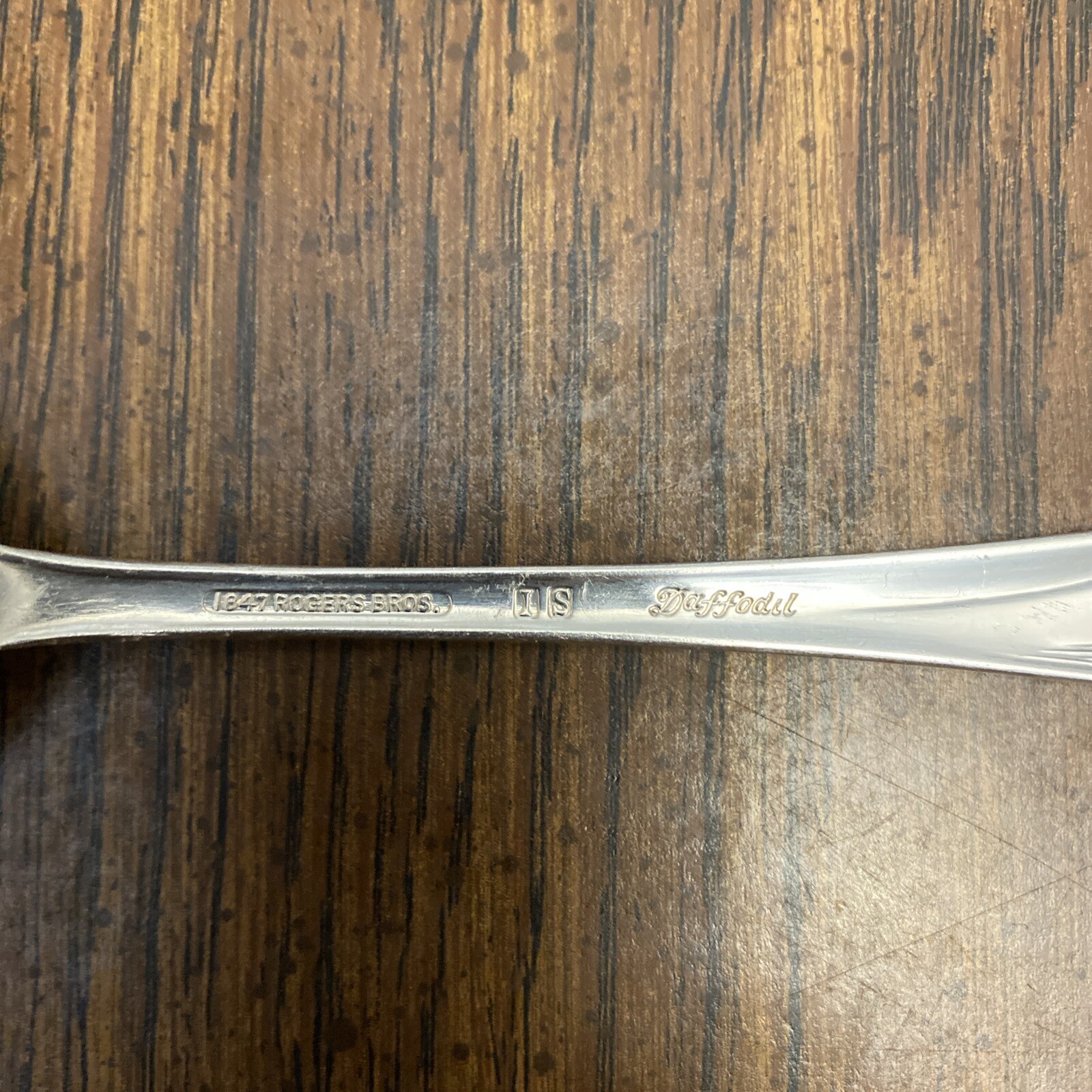 1847 Rogers Bros Silverware Plated Daffodil Soup Spoon Tablespoon Butter Knife