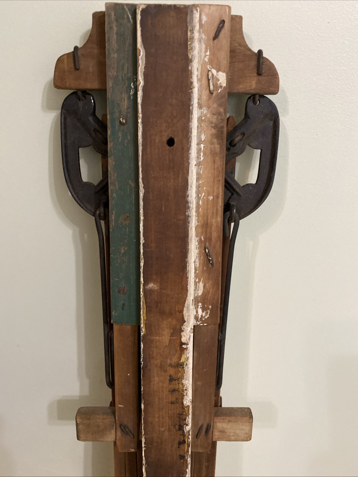 Antique Perfection Clothes Drier Wall Mounted Rack, Hopkins North Girard PA