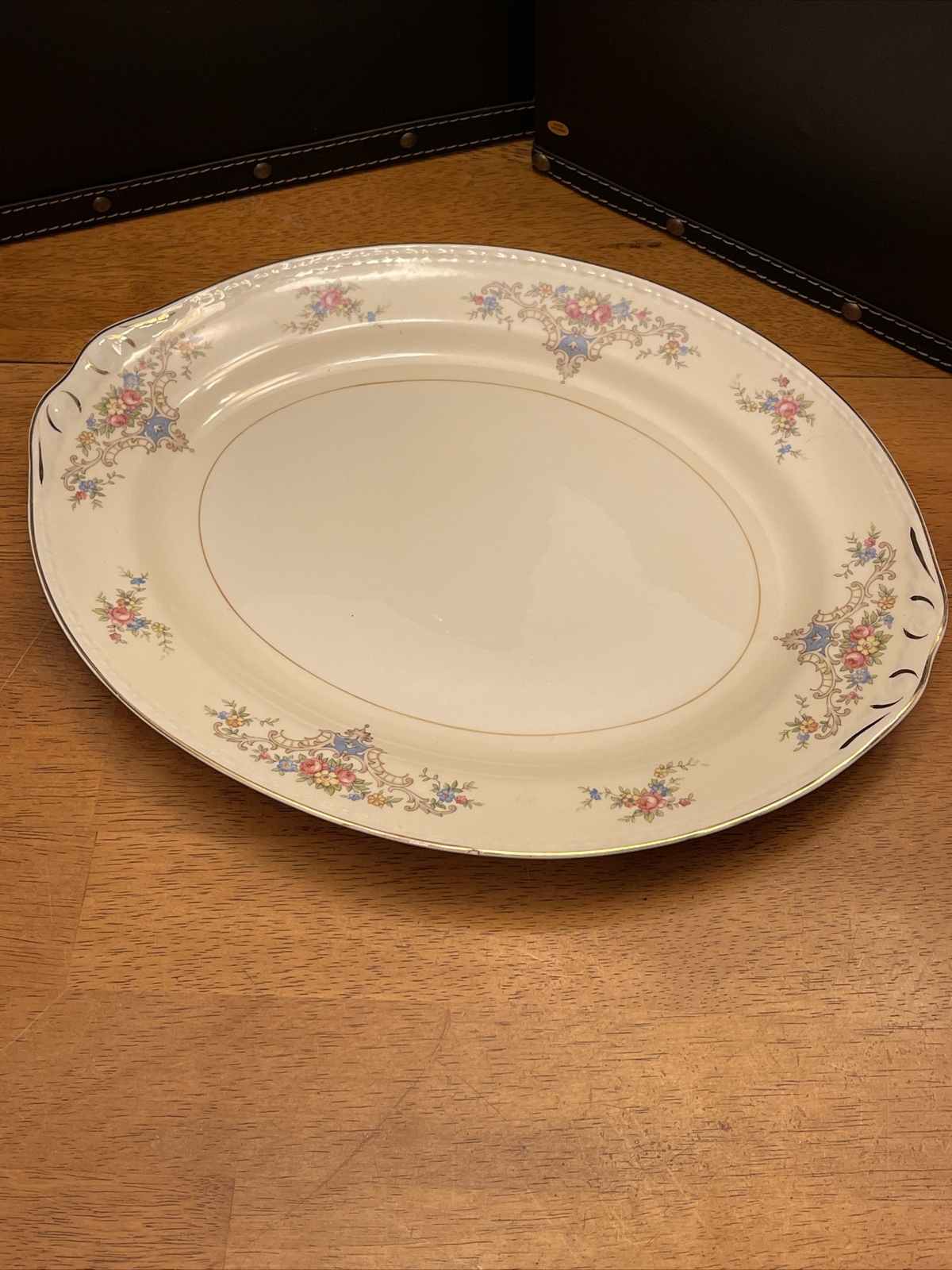 SALE! Homer Laughlin Eggshell Georgian Large Platter 13 1/2″ X 10 1/2”