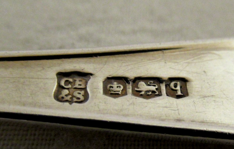 Solid Silver BOXED Set of 6 HANOVERIAN TEASPOONS Hallmarked:-Birmingham 1933