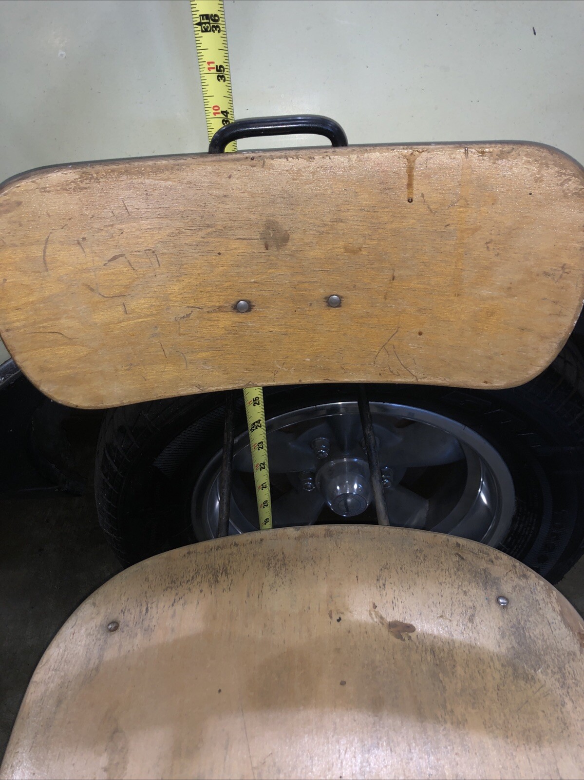 VTG UHL TOLEDO MCM MACHINE SHOP INDUSTRIAL ADJUSTABLE STOOL 22” To 30” FREE S&H
