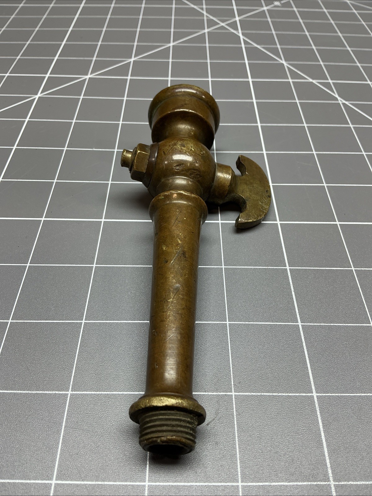 Antique vintage 6″ Brass Hose Nozzle in great shape