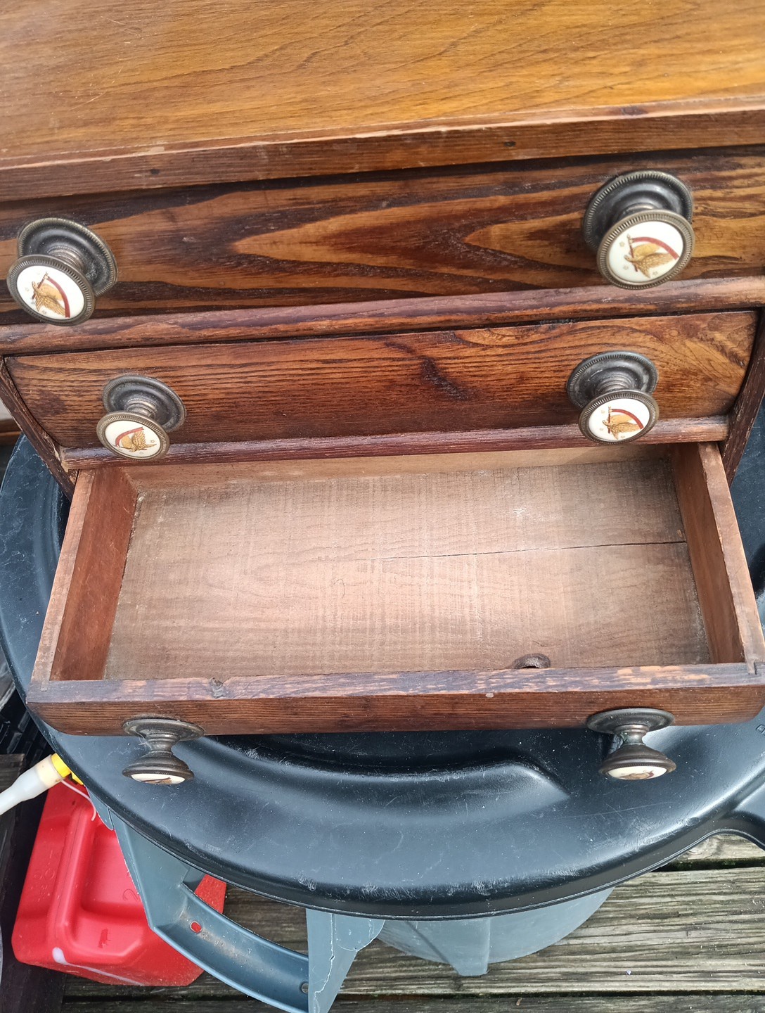 Antique 3 Draw Doll Bureau