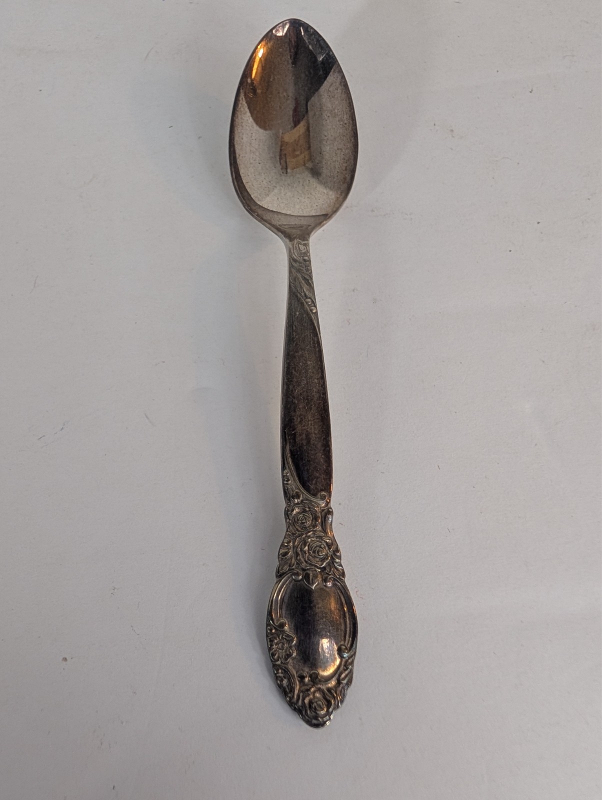 Oneida Community Silverplate Flatware Ballad 4.5” Spoon Set of 4 in Box VTG